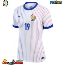 Camisa de Futebol França Youssouf Fofana #19 Equipamento Secundário Mulheres Europeu 2024 Manga Curta